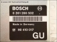 Klicken um zu vergrößern Motor-Steuergeraet GM 90410017 GU Bosch 0261200532 26RT3603